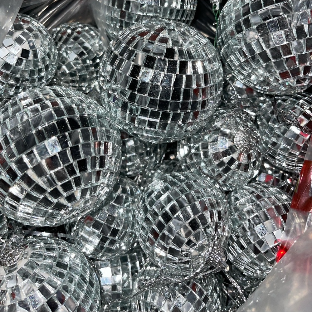 Disco ball ornaments